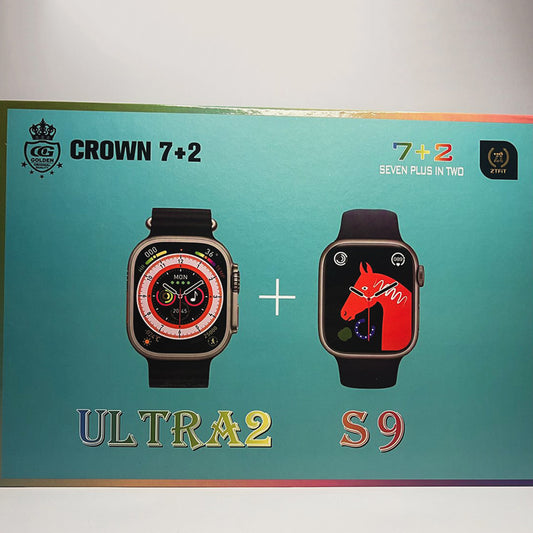 Crown 7+2 Smartwatch Combo – Ultra2 &amp; S9