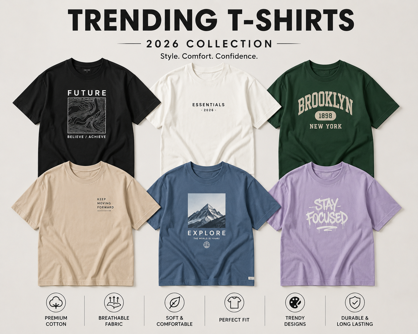 Fashionable T-Shirts and Trends in 2026: The Ultimate Style Guide