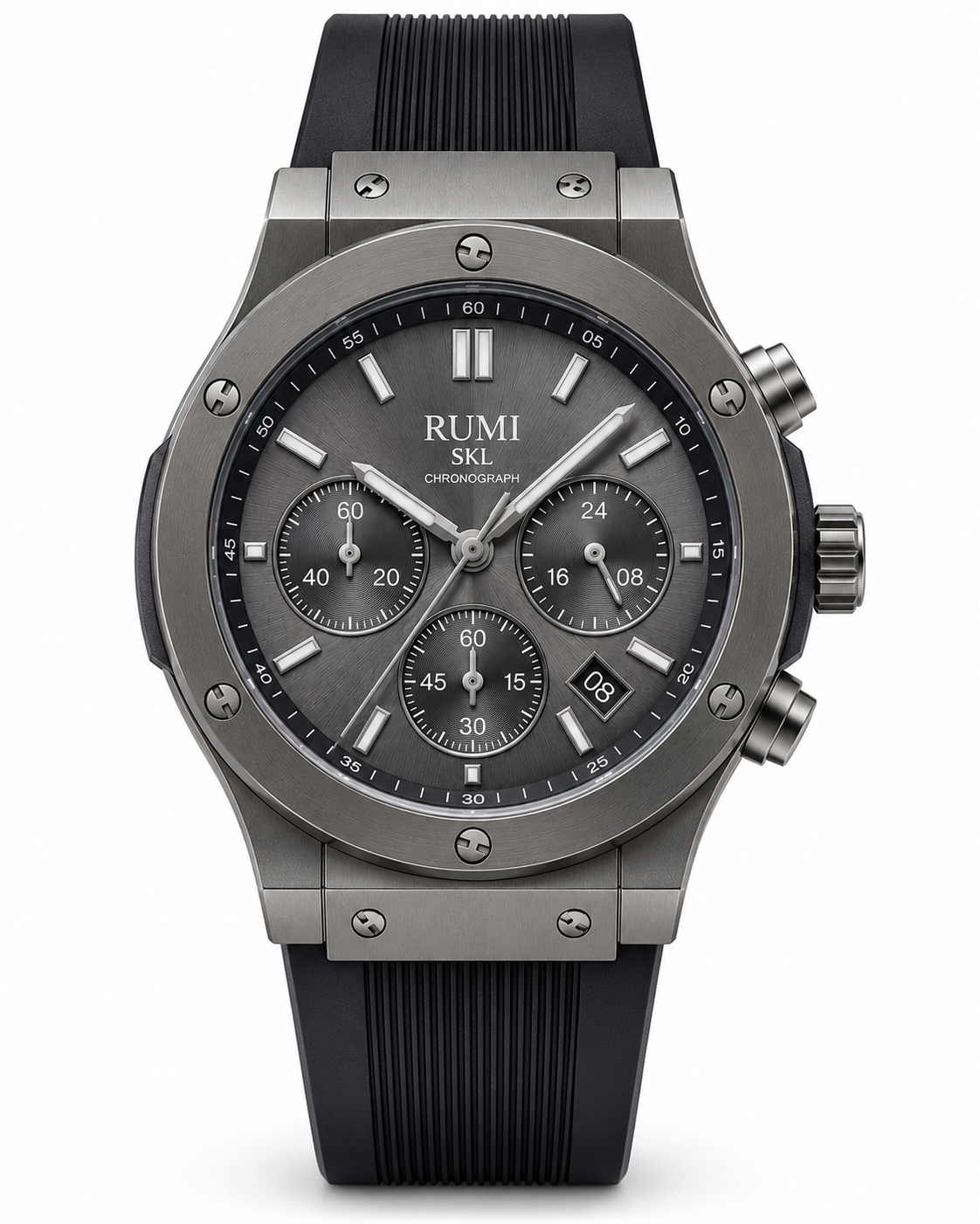 RUMI SKL Chrono Grey daily wear watches for men